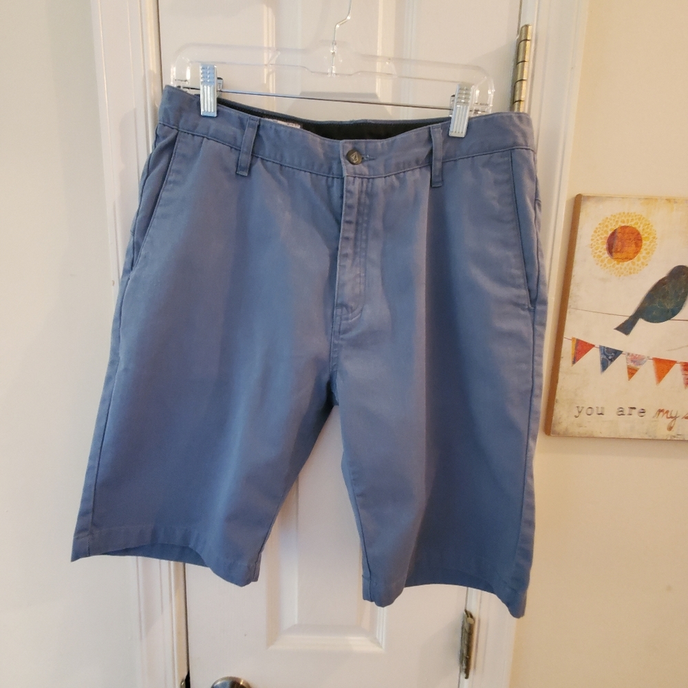 Volcom mens shorts blue waist 32